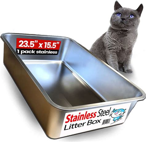 best metal litter box|stainless steel kitty litter boxes.